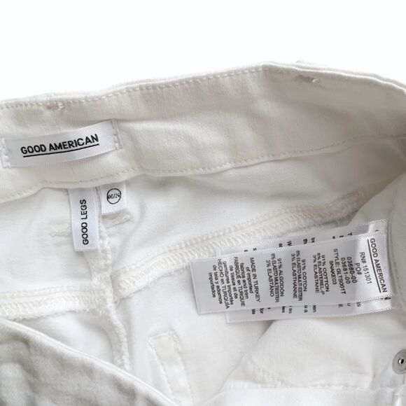 GOOD AMERICAN High Waist Snake Stripe Tux Jeans! - Picture 6 of 8